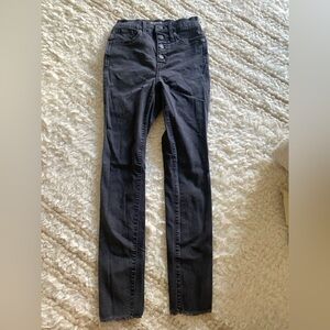 Madewell Charcoal Denim Pants
